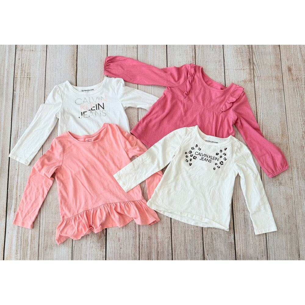 Set of 4 - Girls 4T - NWOT Long Sleeve Shirts